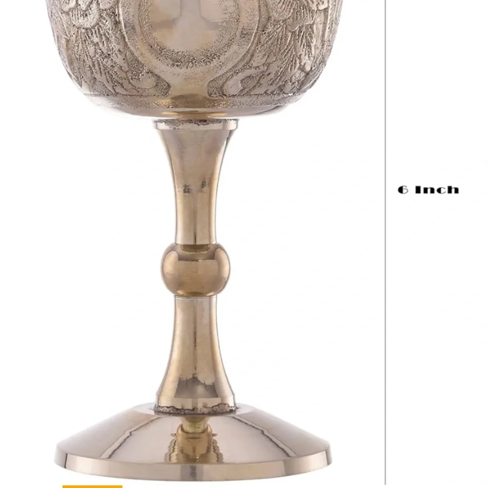 Brand new brass chalices / goblets - Picture 2 of 3